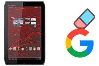 Come eliminare l'account Google su Motorola XOOM 2 Media Edition 3G MZ608