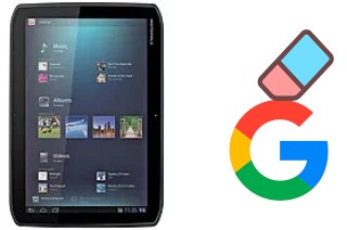 Come eliminare l'account Google su Motorola XOOM 2 MZ615