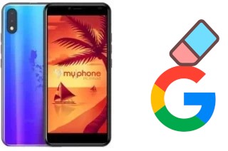 Come eliminare l'account Google su MyPhone myXi1