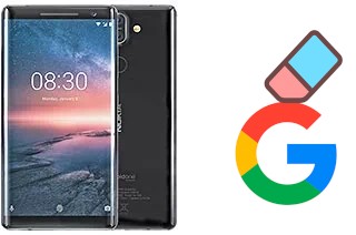 Come eliminare l'account Google su Nokia 8 Sirocco