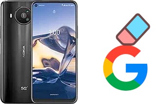 Come eliminare l'account Google su Nokia 8 V 5G UW