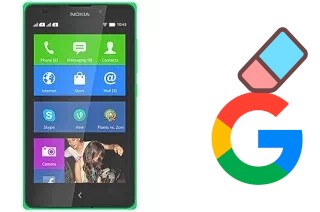 Come eliminare l'account Google su Nokia XL