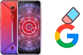 Come eliminare l'account Google su nubia Red Magic 3