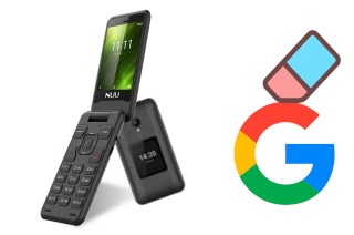 Come eliminare l'account Google su NUU Mobile F4L Flip Phone