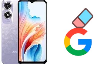 Come eliminare l'account Google su Oppo A2x