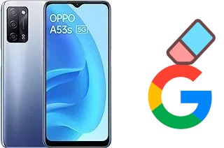 Come eliminare l'account Google su Oppo A53s 5G