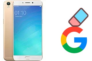 Come eliminare l'account Google su Oppo F1 Plus