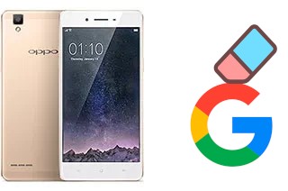 Come eliminare l'account Google su Oppo F1