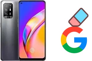 Come eliminare l'account Google su Oppo Reno5 Z