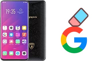 Come eliminare l'account Google su Oppo Find X Lamborghini Edition