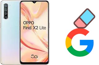 Come eliminare l'account Google su Oppo Find X2 Lite