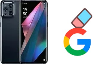 Come eliminare l'account Google su Oppo Find X3