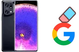 Come eliminare l'account Google su Oppo Find X5 Pro