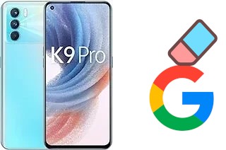 Come eliminare l'account Google su Oppo K9 Pro