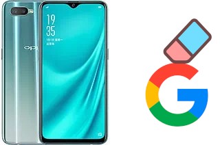 Come eliminare l'account Google su Oppo R15x