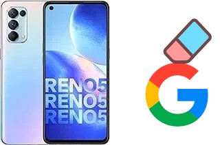 Come eliminare l'account Google su Oppo Reno5 4G