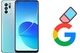 Come eliminare l'account Google su Oppo Reno6 Z