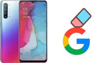 Come eliminare l'account Google su Oppo Reno3 5G