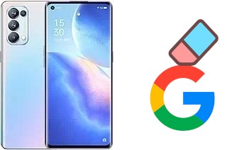 Come eliminare l'account Google su Oppo Reno5 Pro 5G