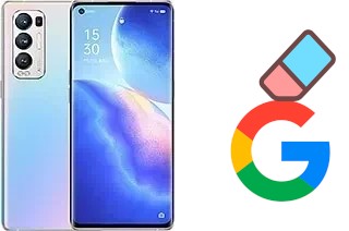 Come eliminare l'account Google su Oppo Reno5 Pro+ 5G