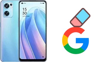 Come eliminare l'account Google su Oppo Reno7 SE 5G