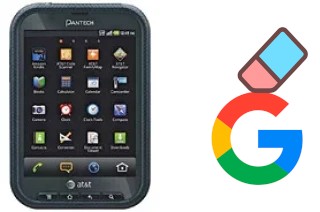 Come eliminare l'account Google su Pantech Pocket P9060