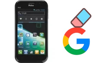 Come eliminare l'account Google su Philco PH501