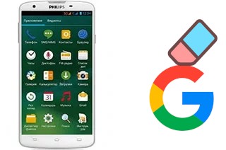 Come eliminare l'account Google su Philips I928