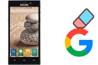 Come eliminare l'account Google su Philips V787