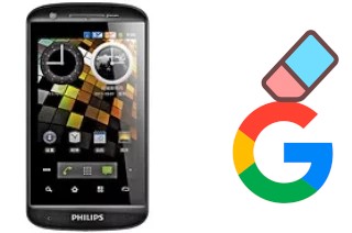 Come eliminare l'account Google su Philips W626