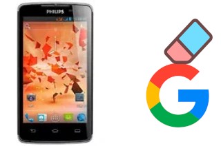 Come eliminare l'account Google su Philips W732