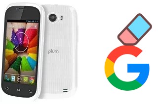 Come eliminare l'account Google su Plum Trigger Plus III