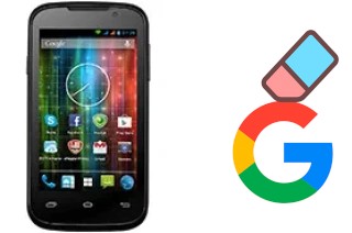 Come eliminare l'account Google su Prestigio MultiPhone 3400 Duo