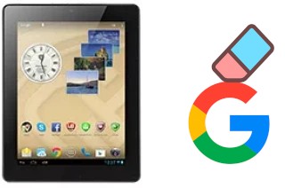 Come eliminare l'account Google su Prestigio MultiPad 4 Ultra Quad 8.0 3G