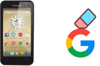 Come eliminare l'account Google su Prestigio MultiPhone 3450 DUO