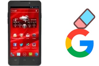 Come eliminare l'account Google su Prestigio MultiPhone 4505 Duo