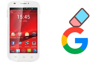 Come eliminare l'account Google su Prestigio MultiPhone 5000 Duo