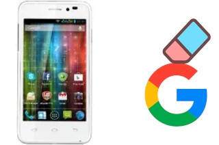 Come eliminare l'account Google su Prestigio MultiPhone 5400 Duo