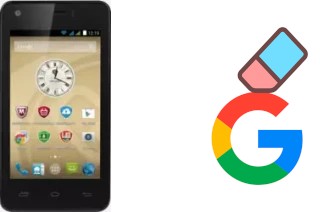 Come eliminare l'account Google su Prestigio MultiPhone 5454 DUO