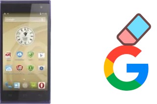 Come eliminare l'account Google su Prestigio MultiPhone 5455 DUO