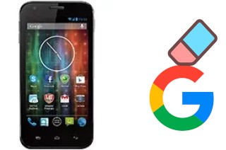 Come eliminare l'account Google su Prestigio MultiPhone 5501 Duo