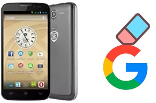 Come eliminare l'account Google su Prestigio MultiPhone 5503 Duo