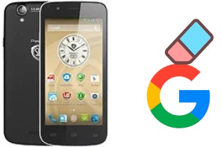 Come eliminare l'account Google su Prestigio MultiPhone 5504 Duo