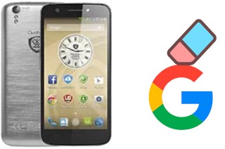 Come eliminare l'account Google su Prestigio MultiPhone 5508 Duo