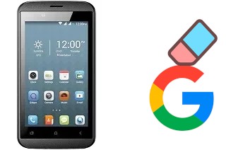 Come eliminare l'account Google su QMobile T50 Bolt