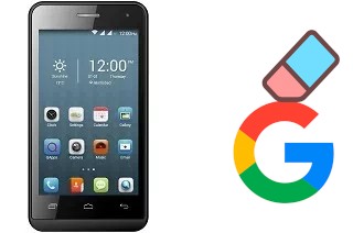 Come eliminare l'account Google su QMobile T200 Bolt