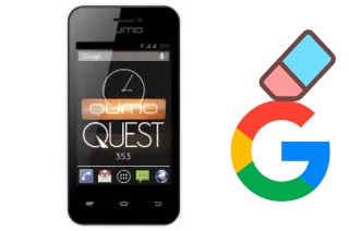 Come eliminare l'account Google su Qumo QUEST 353