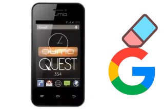 Come eliminare l'account Google su Qumo QUEST 354