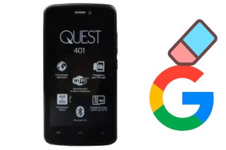 Come eliminare l'account Google su Qumo QUEST 401