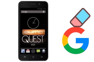 Come eliminare l'account Google su Qumo QUEST 455